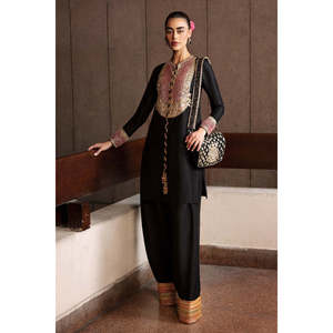 Colección Festiva Hussain Rehar '25 CHAR-TC-967 Vestido Pakistaní Salwar Kameez Choli Lehenga Choli Material de Rayón Georgette Lawn - Product Image 1