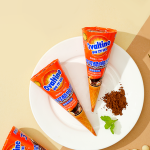 Cono crujiente de cacao, suministro comercial al por mayor, hora del té, chocolate, comer aperitivos, caja a granel, bolsa, galletas dulces y deliciosas malteadas - Product Image 3