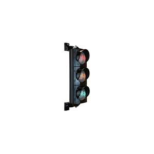 Feu de signalisation LED de 100 mm en polycarbonate avec protection IP65 pour vélo, sécurité routière, écoles SN-04-01-101 - Product Image 2
