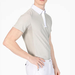 Chemise d'équitation personnalisée en polyester à manches courtes pour hommes, femmes et enfants, sublimation, à vendre - Product Image 6