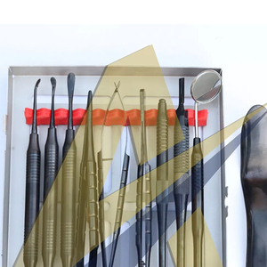 SUAVE SURGICAL INSTRUMENTS Kit de Instrumentos de Microcirugía Oral Dental de Calidad Superior de Acero Inoxidable 11 Piezas Recubierto Negro - Product Image 4