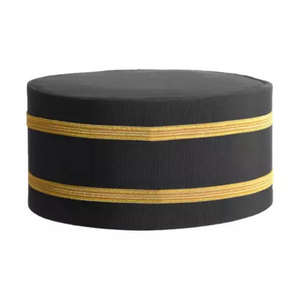 Cinturón de Alta Calidad con Emblema Bordado en Hilo Dorado, Corona de 33 Grados del Rito Escocés, Alas Descendentes, Hecho en Pakistán - Product Image 3