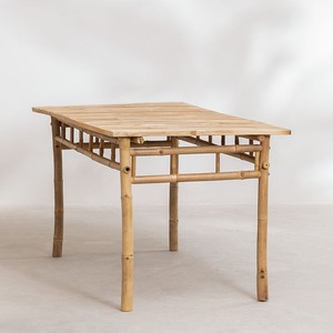 Mesa y silla de comedor de bambú de madera, tamaño personalizado, nuevos diseños, mesas de comer, muebles de exterior respetuosos con el medio ambiente - Product Image 2