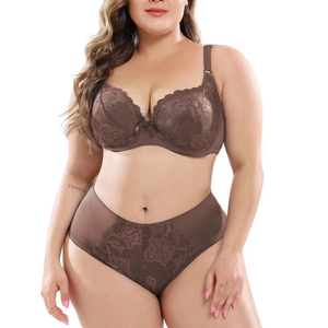 ชุดชั้นในเซ็กซี่แบบใหม่สำหรับผู้หญิง ชุดชั้นในซีทรู 2 ชิ้น ชุดชั้นในบราแบบเปิดไหล่และกางเกงชั้นใน - Product Image 2