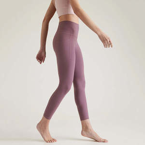 Venta al por mayor Cómodo Active-Wear Mujeres Leggings Yoga Pantalones Sostenible Premium Calidad Mujeres Yoga Leggings - Product Image 4