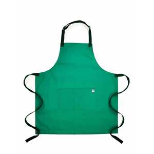 Tablier de cuisine vert en coton réutilisable pour chef, boucher, barbier, usage domestique, café et restaurant – Excellente qualité - Product Image 2