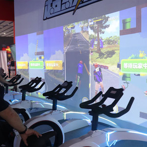 Juegos Infantiles, Pared Interactiva, Equipo de Juego de Ciclismo Interactivo Inteligente con Proyección, Bicicleta de Fitness para Gimnasios Comerciales - Product Image 6
