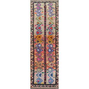 Nuray Pae-3046 Wool Rugs Multi-Hand Knotted Braided Geometric Oriental Design Modern Washable Carpet for Home Use for Teens - Product Image 1