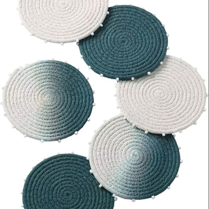 Best Theme Design Cotton Rope <b>Table</b> <b>Coaster</b> Best for Parties and Other Functions Tableware Decorative Beast Design <b>Coaster</b> - Product Image 1