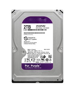 Disco Duro Interno WD23PURZ-2TB de 3.5 Pulgadas, SATA 6Gb/s, 5400 RPM, 256 MB de Caché, 2 TB, Color Morado - Product Image 6