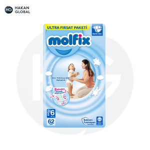 Molfix Ultra Pack Couche Bébé No 6 62 Pièces - Product Image 1