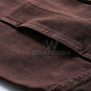 Streetwear léger de couleur unie veste d'hiver pour hommes nouveau design veste en jean de qualité supérieure la plus vendue pour hommes - Product Image 6