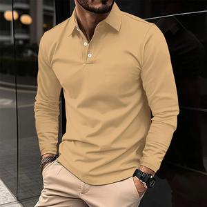 Polo de manga larga para hombre superventas, nuevo diseño, de secado rápido, elegante, transpirable, último Polo de moda para hombre para adulto - Product Image 6