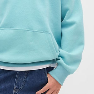 Sudadera de Color Sólido para Niños con Mangas Completas, Precio al por Mayor para Compradores al por Mayor, Diseño con Mangas Completas, Capucha y Logotipo Personalizado - Product Image 4