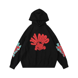 Sweat à capuche et pantalon à impression bouffante personnalisés en gros Impression bouffante 3D Sweats à capuche Survêtement Impression en mousse à la vente en gros - Product Image 1