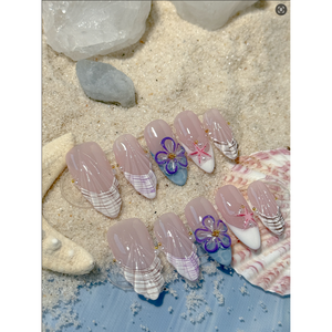 Starfish Garden - Adhesivos Elegantes para Uñas con Diseño de Estrella de Mar para Mujeres y Hombres - Product Image 3