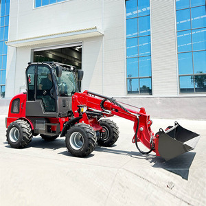 Untuk Diesel kuat 4-roda pemuat ujung depan 1 Ton nilai beban dengan <span class=keywords><strong>Joystick</strong></span> kontrol teleskop - Product Image 6