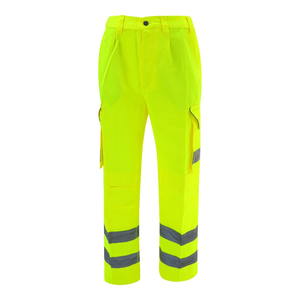 กางเกงเซฟตี้ก่อสร้างสำหรับผู้ชายกางเกงคาร์โก้คุณภาพสูงกางเกงทำงานที่ดีที่สุดพร้อมโลโก้ปรับแต่งได้สำหรับผู้ชาย - Product Image 4