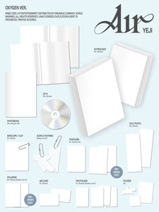 YEJI - [ AIR ] 1ER MINI ÁLBUM (Versión OXYGEN PACK) Álbum de KPOP Más Vendido en Corea - Product Image 4