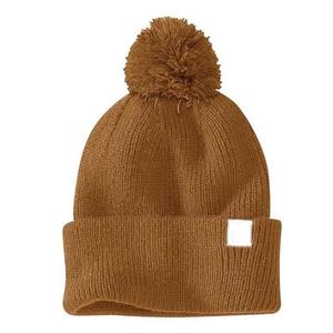 jacquard <b>For</b> Men and Women Winter Warm Beanie Caps Breathable Soft 100%Cotton Knitted <b>Pom</b> Beanies <b>Hats</b> Wholesale Price - Product Image 3