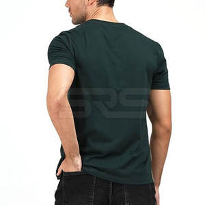 T-shirt coupe sèche pour hommes taille adulte sur mesure qualité supérieure 100% coton concevez vos propres t-shirts coupe sèche pour hommes au meilleur prix - Product Image 3