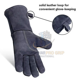Conception robuste avec coutures renforcées et poignées antidérapantes, gants de soudage TIG MIG de qualité supérieure - Product Image 2