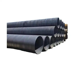 EN 10217 S275 S275JR Tuyau en acier LSAW de grand diamètre Tuyau de structure de forage à l'huile soudé à chaud et à froid Service de coupe de 6m de longueur - Product Image 2