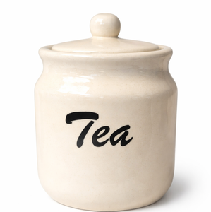 Tarro de Azúcar de Cerámica Crema Hecho a Mano con Tapa para la Organización de la Cocina y Decoración Moderna y Elegante del Hogar - Product Image 5