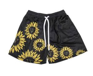 Nuevos pantalones cortos de malla de la mejor calidad para hombres, ropa informal de talla grande, patrón de bolsillos para hombres y mujeres - Product Image 6