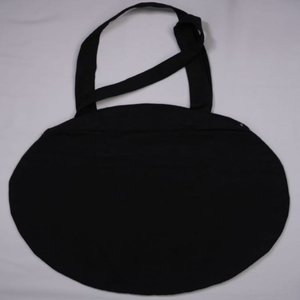 Sac multi-usages extra large en toile 100% coton avec motif lettres, poignée longue, fermeture éclair, écologique et réutilisable - Product Image 1