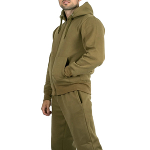 Nouveau survêtement de sport pour homme en molleton technique avec strass respirant 100% coton streetwear deux pièces pour la salle de sport et le fitness hiver 2025 - Product Image 5