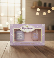 Coffret cadeau de luxe violet à thème dessin animé, ensemble de tasses à café assorties en céramique pour couples, cadeau d'anniversaire ou de fête des mères