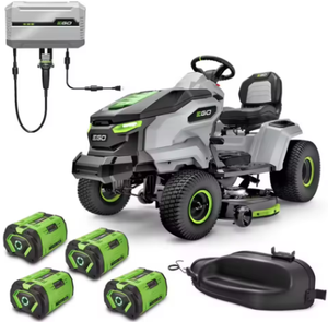 Kit de tondeuse autoportée à batterie d'origine, garantie 3 ans, portable, POWER+, pour jardin jusqu'à 4 acres, propulsion par roues arrière - Product Image 1