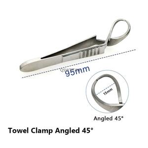 Pinzas Manuales para Toallas Oftálmicas, Pinzas para Paños de Microscopía, Instrumentos Quirúrgicos con Certificación CE, Ergonómicas - Product Image 4