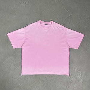 Sun Fade Summer T-shirts pour hommes et femmes, hauts à manches courtes, vêtements unisexes, t-shirt pour hommes - Product Image 1