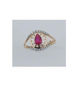 Bague tendance pour femmes en or 18 carats, finition élégante avec un attrait intemporel, conçue pour compléter chaque tenue moderne, en provenance d'Inde - Product Image 6