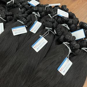 ¡Venta caliente! Paquetes de cabello de trama ondulada natural 100% extensiones de cabello humano vietnamita no sintético sin enredos - Product Image 3