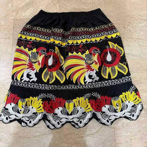 Falda Maxi Casual para Mujer, Diseño de Vestido de Gala con Bordado, Impresión Digital Antibacteriana, 100% Algodón, Secado Rápido, Faldas Pohnpei - Product Image 6