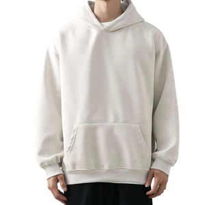 เสื้อฮู้ดดี้ผ้าเฟรนช์เทอร์รี่หนานุ่ม ย้อมสีพื้น สไตล์วินเทจ ทรงโอเวอร์ไซส์ ล้างสีแบบแอซิดวอช สำหรับผู้ชาย แบรนด์ดีไซเนอร์ OEM เสื้อผ้าสตรีทแวร์ฤดูหนาว - Product Image 5