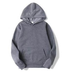 Sudadera con Capucha para Hombre de Alta Calidad, Ligera, de Algodón/Felpa, Talla Grande, Color Sólido - Product Image 3