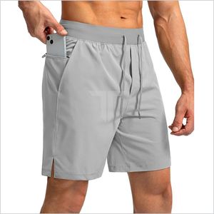 Nouvelle Arrivée Shorts Athlétiques Homme Entrejambe 7 Pouces Séchage Rapide Légers 100% Coton Style Urbain Uni Anti-Plis Service OEM - Product Image 1