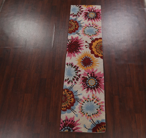 Handmade Wool <b>Runner</b> multi color and festival pattern hand tufted modern <b>for</b> kitchen living room <b>Hallway</b> Carpet - Product Image 2