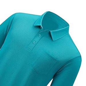 Polos de algodón 100% al por mayor, camisetas de hombre con logotipo personalizado de alta calidad, camisetas de polo de Jersey de uniforme en blanco para hombre - Product Image 6