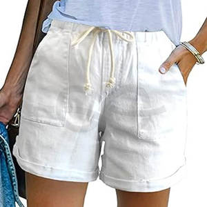 Short en jean pour femme pour denim décontracté été taille moyenne effiloché extensible déchiré Design pour un look tendance - Product Image 4