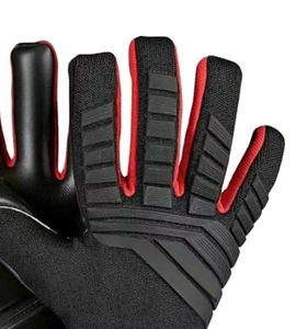 Gants de gardien de but en cuir respirant Durable professionnel Logo personnalisé impression paume plate unisexe Protection des doigts passionné de sport - Product Image 3