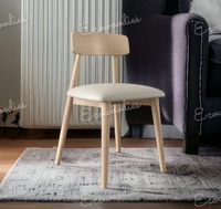 Chaise à dossier croisé en chêne de hêtre empilable écologique faite à la main mariage vigne salle à manger chaise à dossier en bois