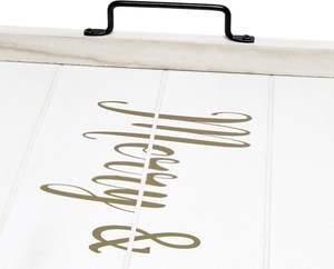 Bandeja navideña festiva de madera para decoración navideña perfecta para servir comidas elegante bandeja central ideal regalo de Navidad familia - Product Image 2