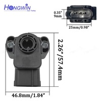 Capteur de position du papillon des gaz F57Z9B989A, F57Z-9B989-A, F57F9B989AA, ZZM518851 pour Ford Explorer 1995 1996 1997 1998 & 2000 V6 4.0L