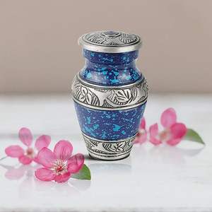 Urnas para mascotas de acabado múltiple, diseño de acabado hecho a mano para decoración del hogar, Mini urnas de recuerdo, los mejores suministros funerarios para cenizas humanas - Product Image 3