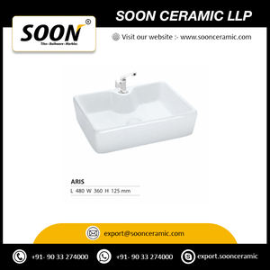 Mueble de baño de Color blanco de alta demanda, lavabo de tocador de mesa para Hotel, Villa y aplicación de oficina - Product Image 3